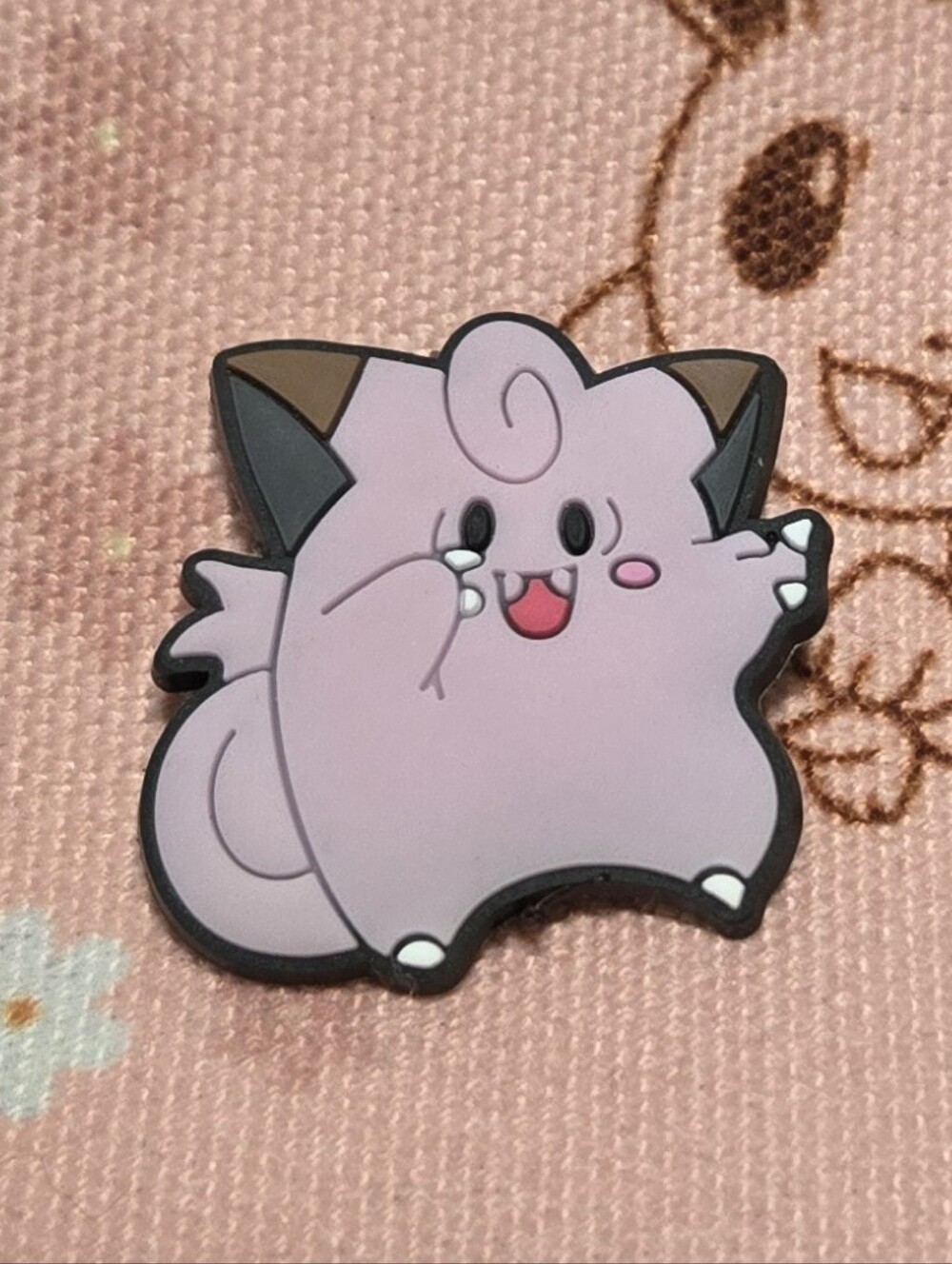 3/$10 Clefairy Pokémon Jibbitz Croc Charm Gen 1 Fairy Type